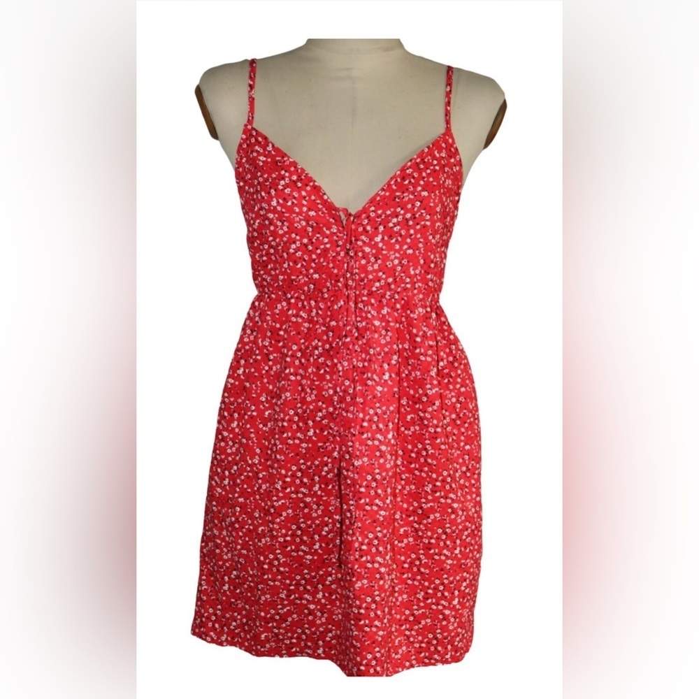 Wild Fable Red Floral Mini Dress